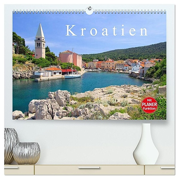 Kroatien (hochwertiger Premium Wandkalender 2024 DIN A2 quer), Kunstdruck in Hochglanz, LianeM