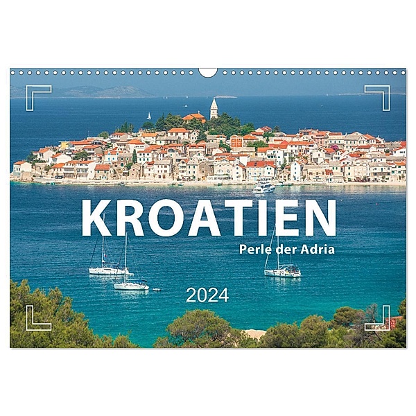 KROATIEN - Perle der Adria (Wandkalender 2024 DIN A3 quer), CALVENDO Monatskalender, Mario Weigt