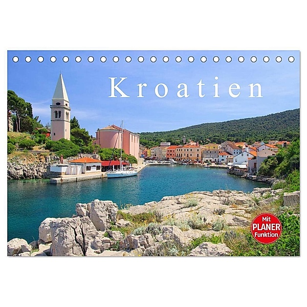 Kroatien (Tischkalender 2024 DIN A5 quer), CALVENDO Monatskalender, LianeM