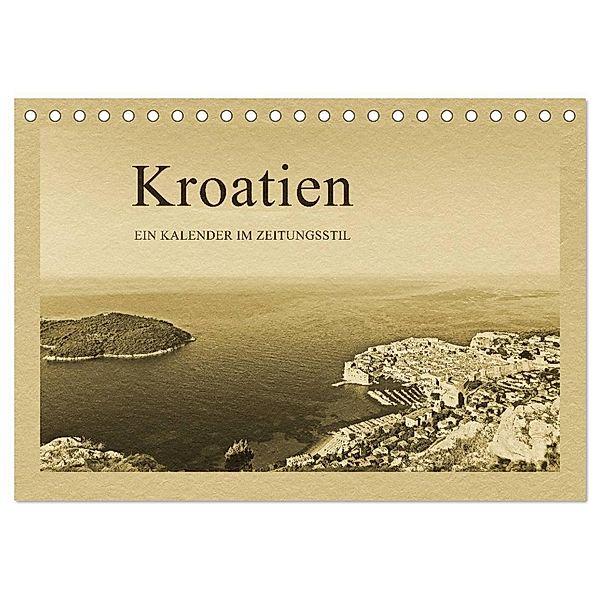 Kroatien (Tischkalender 2025 DIN A5 quer), CALVENDO Monatskalender, Calvendo, Gunter Kirsch