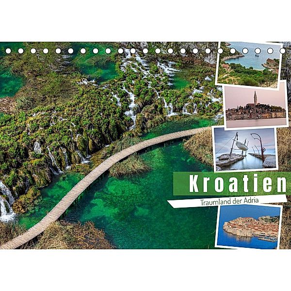 Kroatien Traumland der Adria (Tischkalender 2023 DIN A5 quer), Joana Kruse