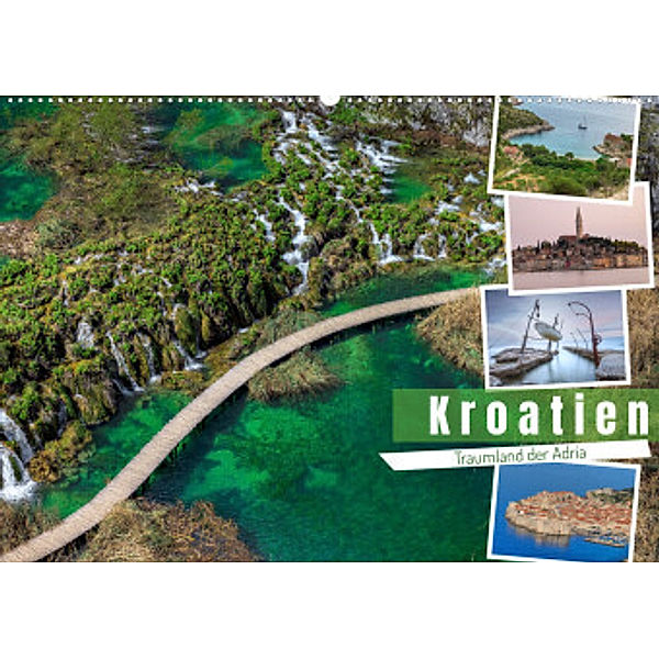 Kroatien Traumland der Adria (Wandkalender 2023 DIN A2 quer), Joana Kruse