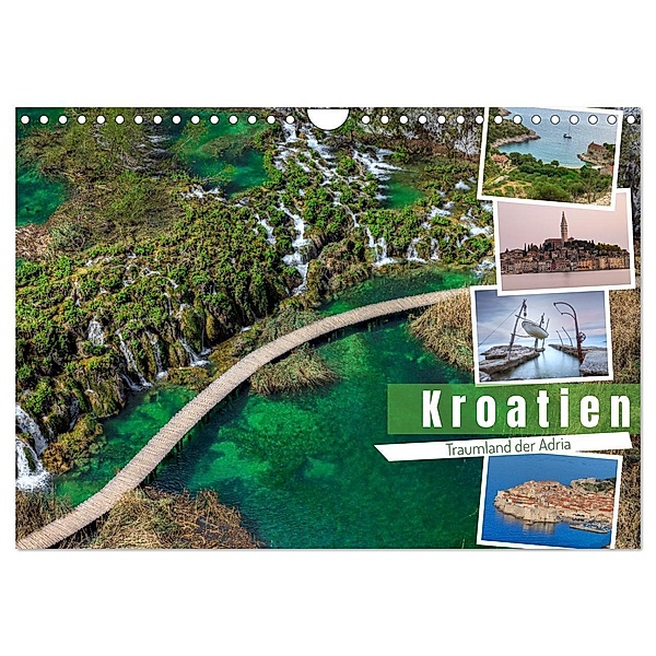 Kroatien Traumland der Adria (Wandkalender 2024 DIN A4 quer), CALVENDO Monatskalender, Joana Kruse