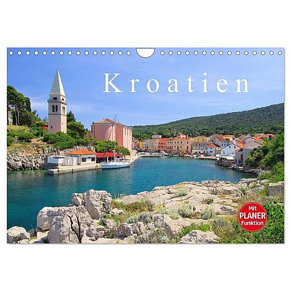 Kroatien (Wandkalender 2024 DIN A4 quer), CALVENDO Monatskalender, LianeM