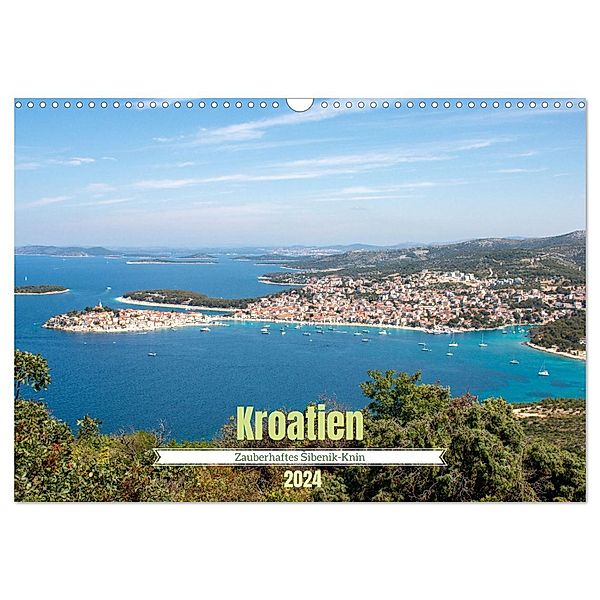 Kroatien - Zauberhaftes Sibenik-Knin (Wandkalender 2024 DIN A3 quer), CALVENDO Monatskalender, pixs:sell