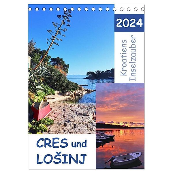 Kroatiens Inselzauber, Cres und Losinj (Tischkalender 2024 DIN A5 hoch), CALVENDO Monatskalender, Sabine Löwer