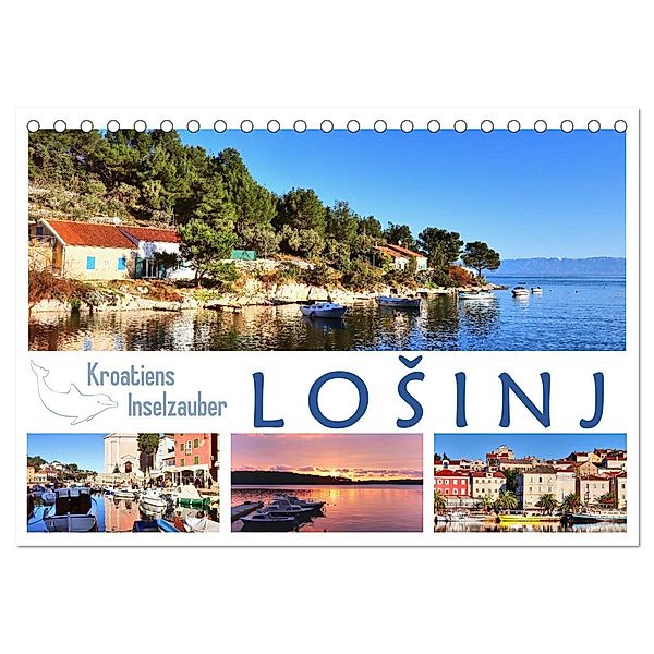 Kroatiens Inselzauber, Losinj (Tischkalender 2024 DIN A5 quer), CALVENDO Monatskalender, Sabine Löwer
