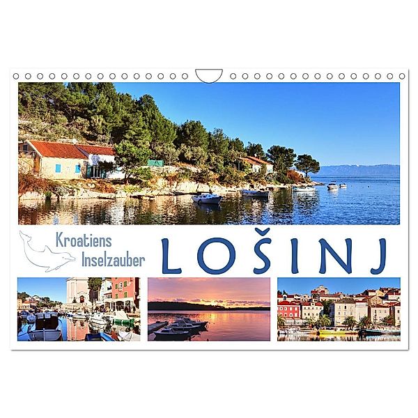 Kroatiens Inselzauber, Losinj (Wandkalender 2024 DIN A4 quer), CALVENDO Monatskalender, Sabine Löwer