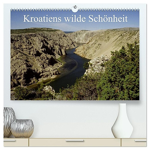 Kroatiens wilde Schönheit (hochwertiger Premium Wandkalender 2024 DIN A2 quer), Kunstdruck in Hochglanz, Winfried Erlwein