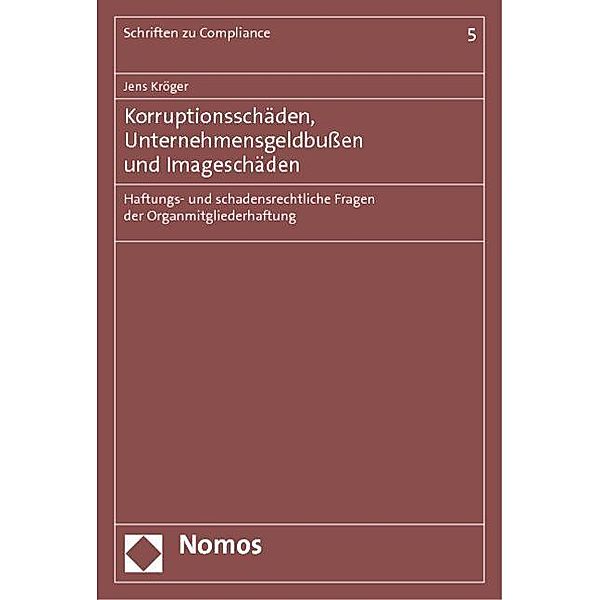 Kröger, J: Korruptionsschäden, Unternehmensgeldbußen, Jens Kröger