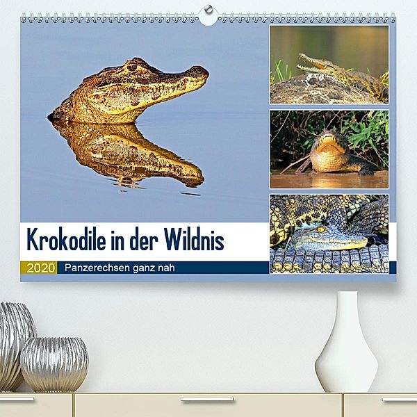 Krokodile in der Wildnis(Premium, hochwertiger DIN A2 Wandkalender 2020, Kunstdruck in Hochglanz), Yvonne Herzog, Michael Herzog