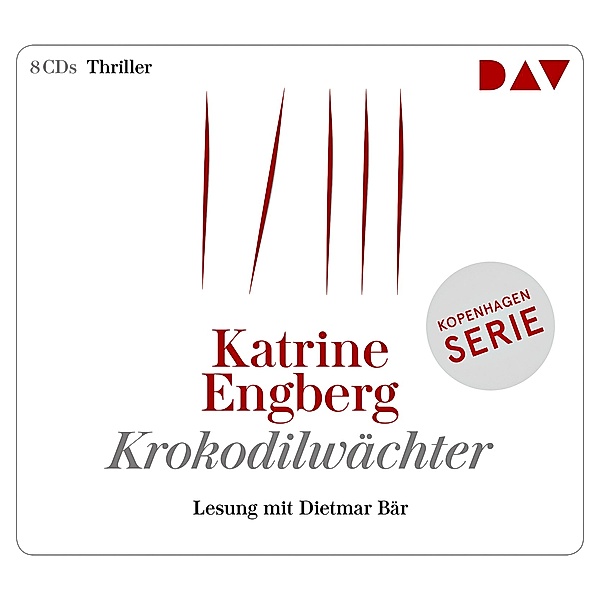 Krokodilwächter, 8 CDs, Katrine Engberg