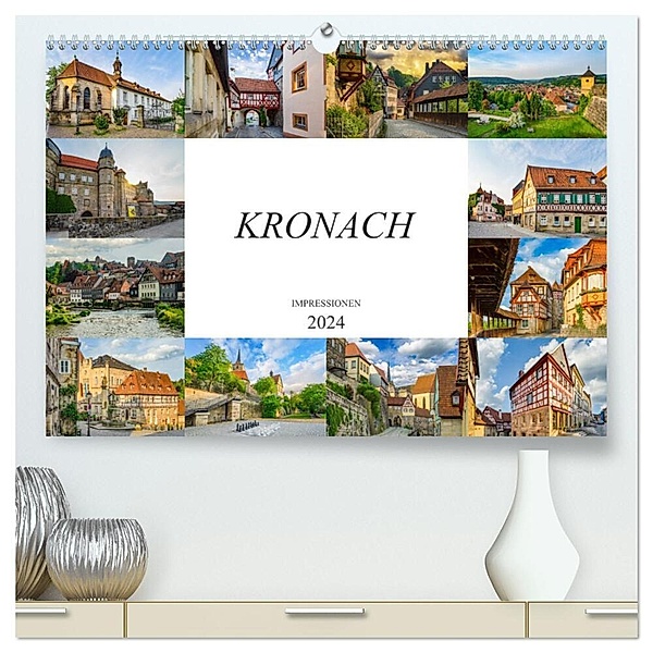 Kronach Impressionen (hochwertiger Premium Wandkalender 2024 DIN A2 quer), Kunstdruck in Hochglanz, Dirk Meutzner