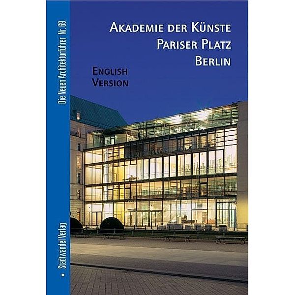 Krüger, T: Akademie der Künste/engl., Thomas Michael Krüger