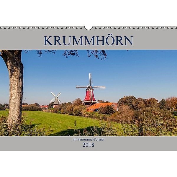 Krummhörn im Panorama-Format (Wandkalender 2018 DIN A3 quer), Andrea Dreegmeyer