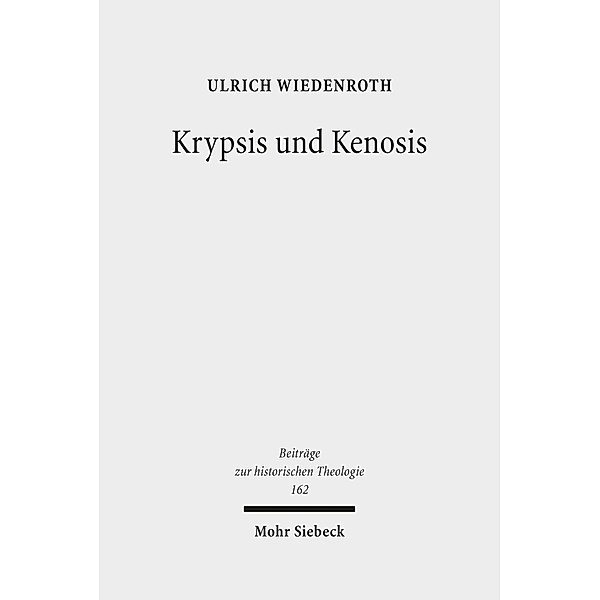 Krypsis und Kenosis, Ulrich Wiedenroth