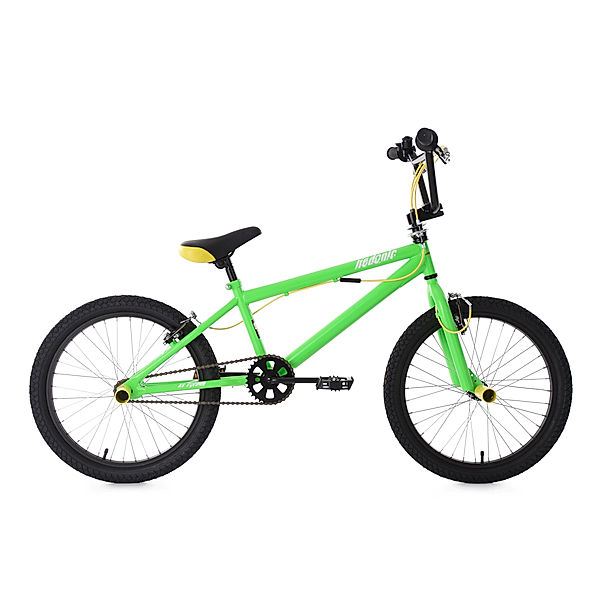 KS Cycling 20 Zoll Freestyle BMX Hedonic (Farbe: grün-gelb)