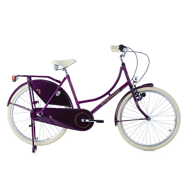 KS Cycling 26 Damenfahrrad Hollandrad „DUTCH CLASSIC“ 3 Gänge (Farbe: purpur)