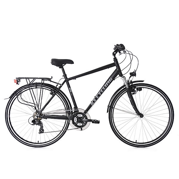 KS Cycling 28  Zoll Trekkingrad Herrenfahrrad Metropolis 21 Gänge schwarz (Größe: 51 cm)