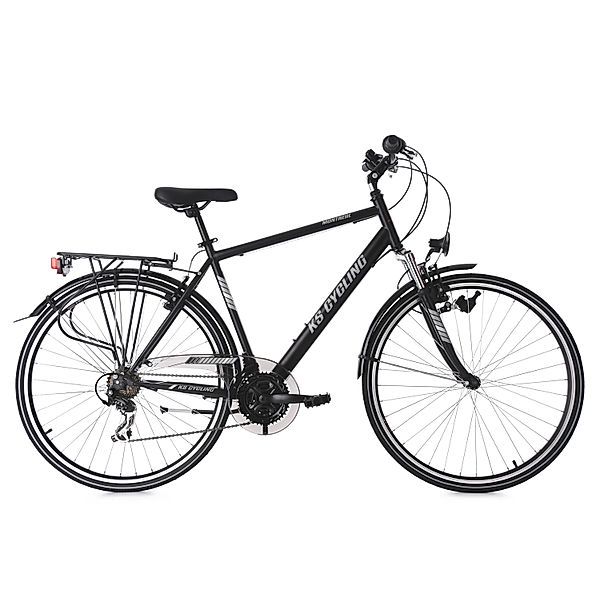 KS Cycling 28  Zoll Trekkingrad Herrenfahrrad Montreal 21 Gänge schwarz (Größe: 58 cm)