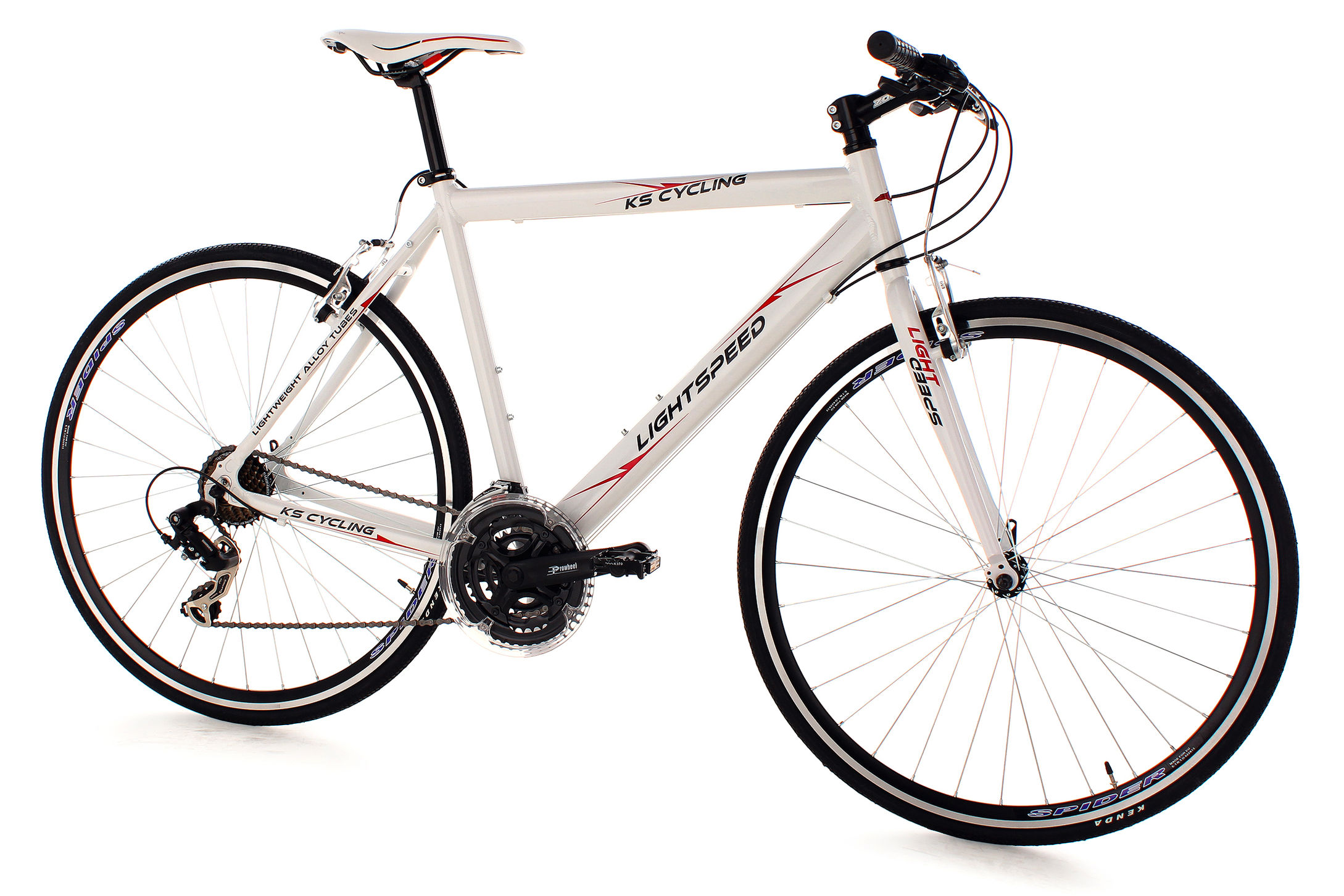 KS Cycling Fitnessrad 21 Gänge Fitness-Bike Lightspeed White 28 Zoll weiß  Größe: 54 cm | Weltbild.de