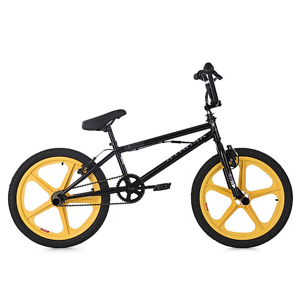 KS Cycling Freestyle BMX 20 Zoll Xtraxx (Farbe: schwarz-gelb)