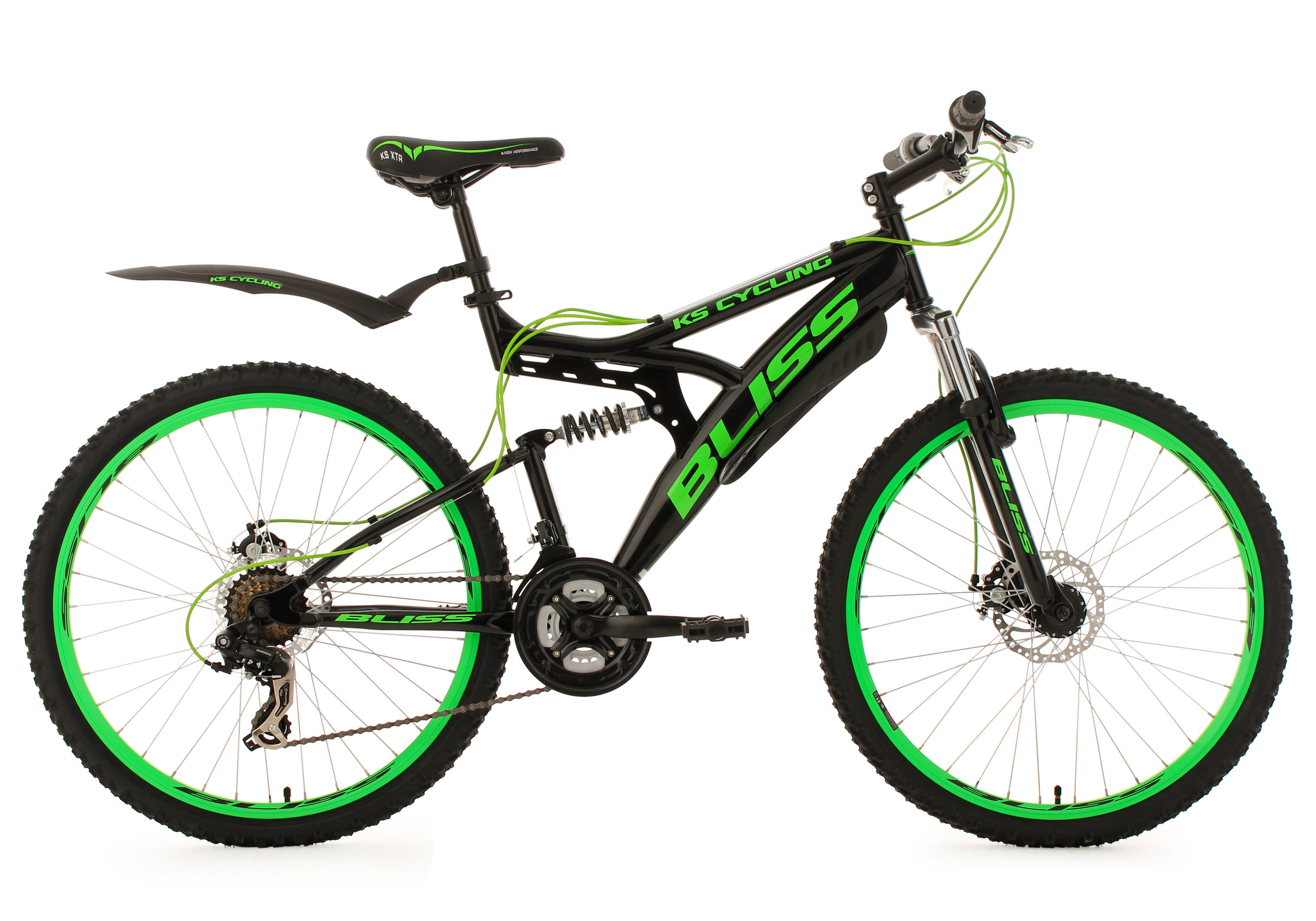 KS Cycling Fully Mountainbike Bliss 26 Zoll schwarz-grün Größe: 47 cm |  Weltbild.de