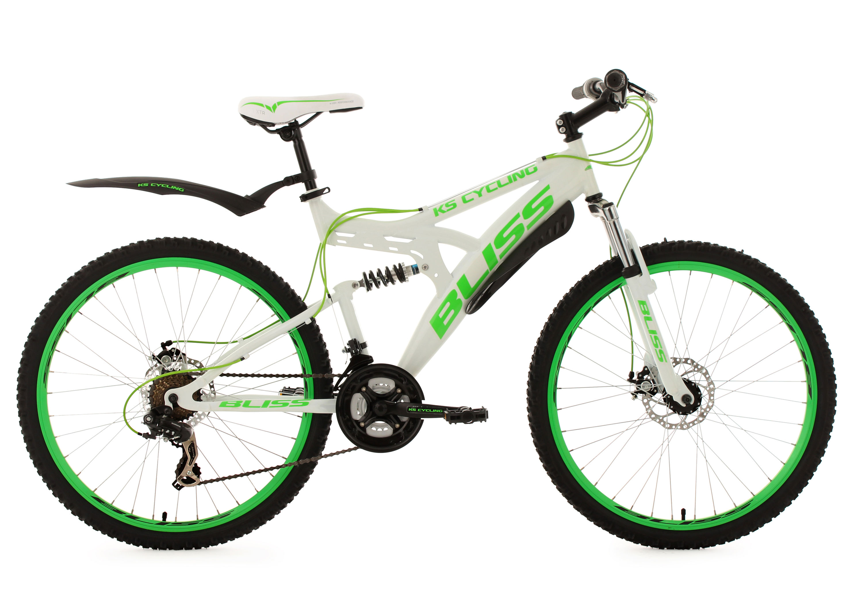 KS Cycling Fully Mountainbike Bliss 26 Zoll weiß-grün weiß-grün Größe: 47  cm | Weltbild.de
