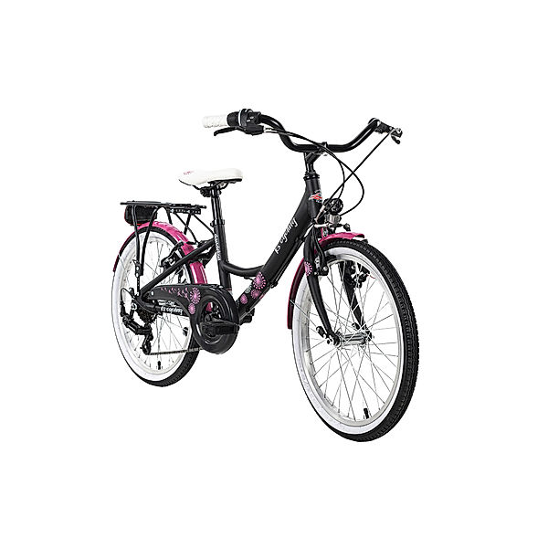 KS Cycling Kinderfahrrad 20'' Dandelion Alu Rahmen (Farbe: grau)