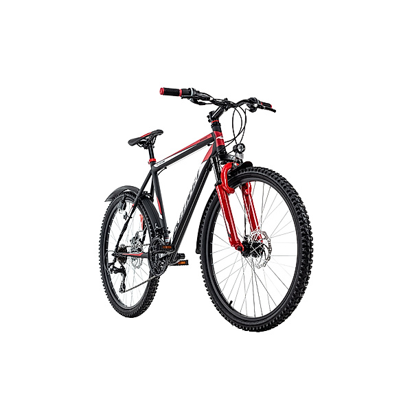 KS Cycling Mountainbike ATB Hardtail 26 Xtinct schwarz-rot (Größe: 42 cm)