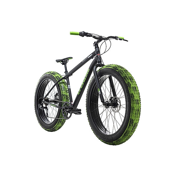 KS Cycling Mountainbike Fatbike 26'' Crusher Schwarz