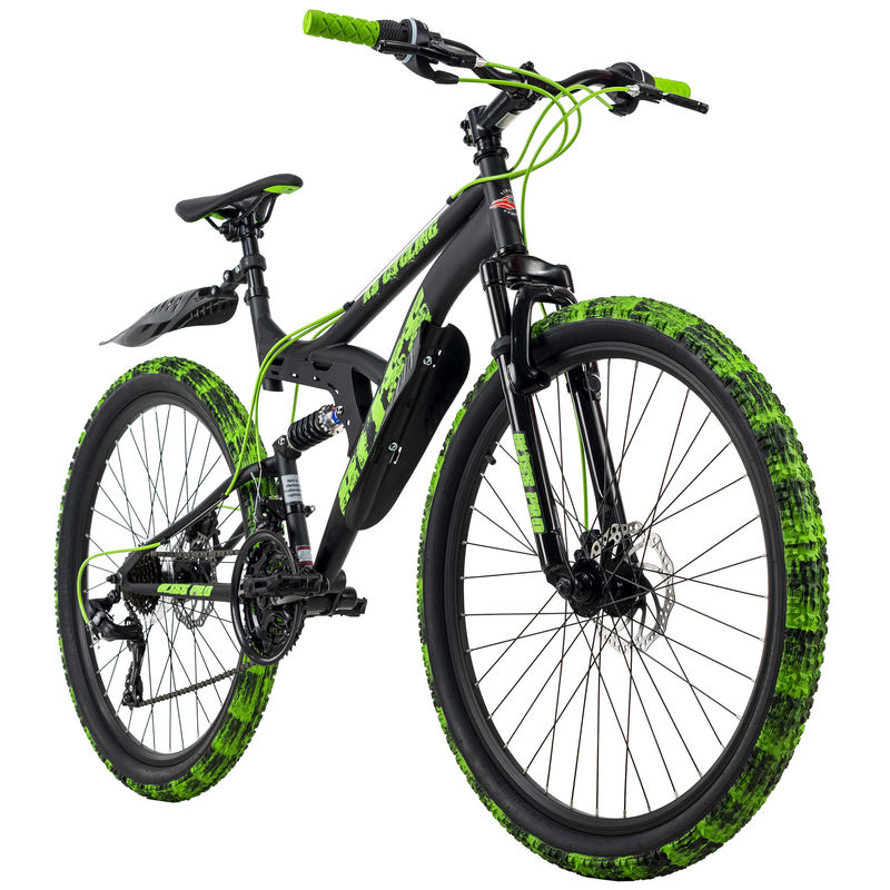 KS Cycling Mountainbike Fully 26 Zoll Bliss Pro Farbe: schwarz-grün |  Weltbild.de