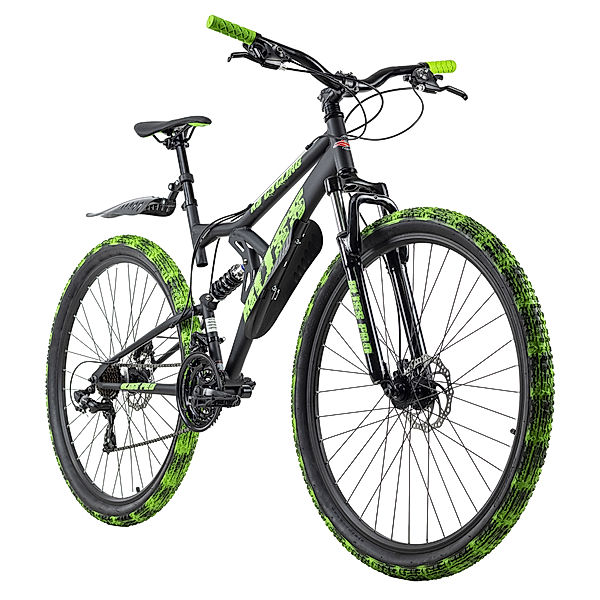 KS Cycling Mountainbike Fully 29 Zoll Bliss Pro 21 Gänge schwarz-grün