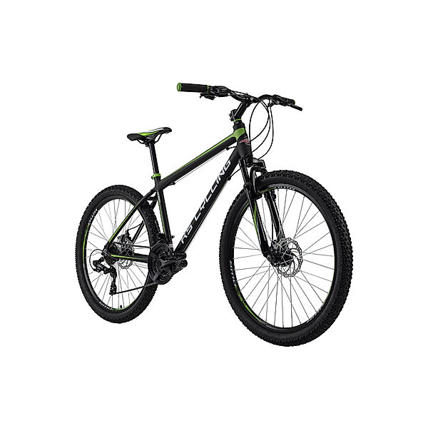 KS Cycling Mountainbike Hardtail 26 Xceed schwarz-grün (Größe: 42 cm)