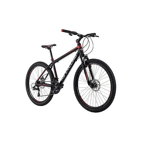 KS Cycling Mountainbike Hardtail 26 Xceed schwarz-rot (Größe: 50 cm)