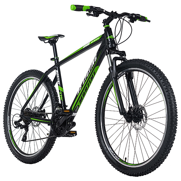 KS Cycling Mountainbike Hardtail 27,5 Morzine schwarz-grün (Größe: 51 cm)