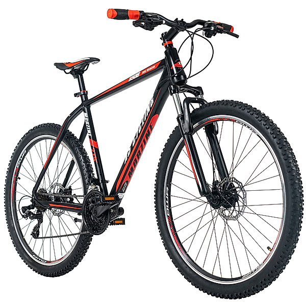 KS Cycling Mountainbike Hardtail 27,5 Morzine schwarz-rot (Größe: 51 cm)