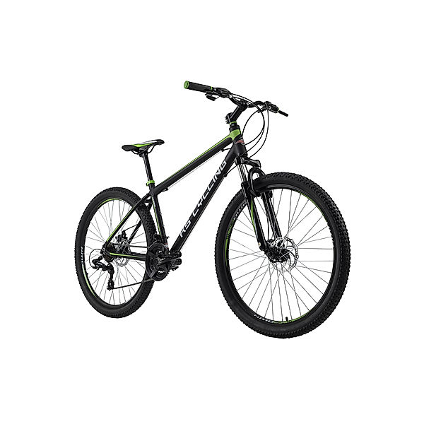 KS Cycling Mountainbike Hardtail 27,5 Xceed schwarz-grün (Größe: 42 cm)