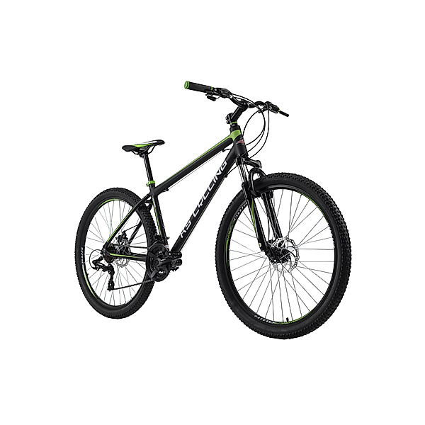 KS Cycling Mountainbike Hardtail 27,5 Xceed schwarz-grün (Größe: 50 cm)