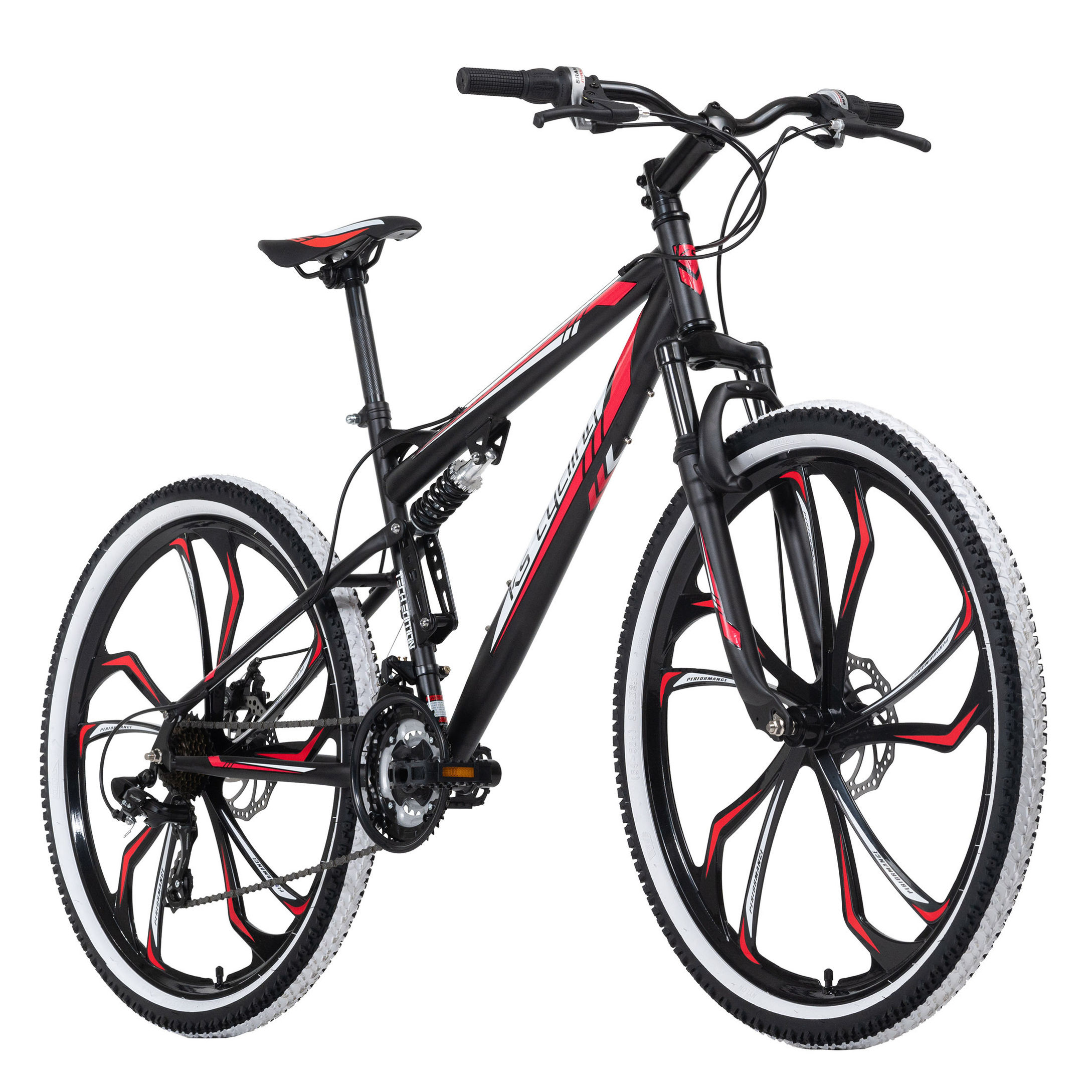 KS Cycling Mountainbike Hardtail 27,5 Zoll Scrawler schwarz-rot Größe: 46  cm | Weltbild.de