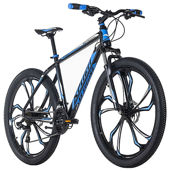 KS Cycling Mountainbike Hardtail 27,5 Zoll Xplicit schwarz-blau (Größe: 48 cm)