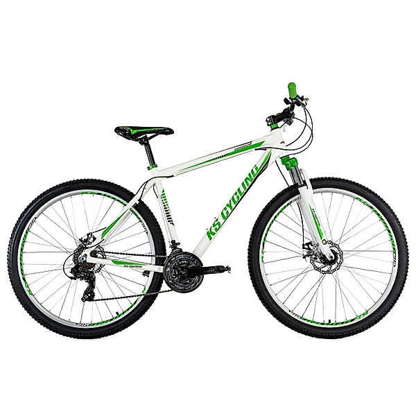 KS Cycling Mountainbike Hardtail 29 Compound weiß (Farbe: grün)