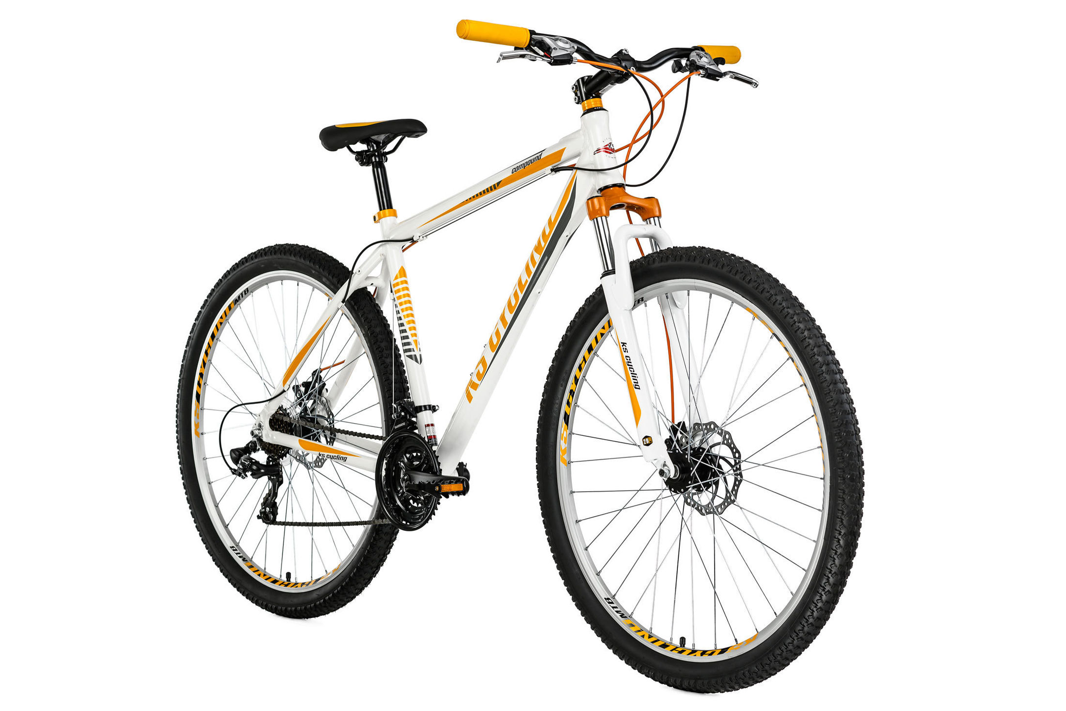 KS Cycling Mountainbike Hardtail 29 Compound weiß Farbe: orange |  Weltbild.de
