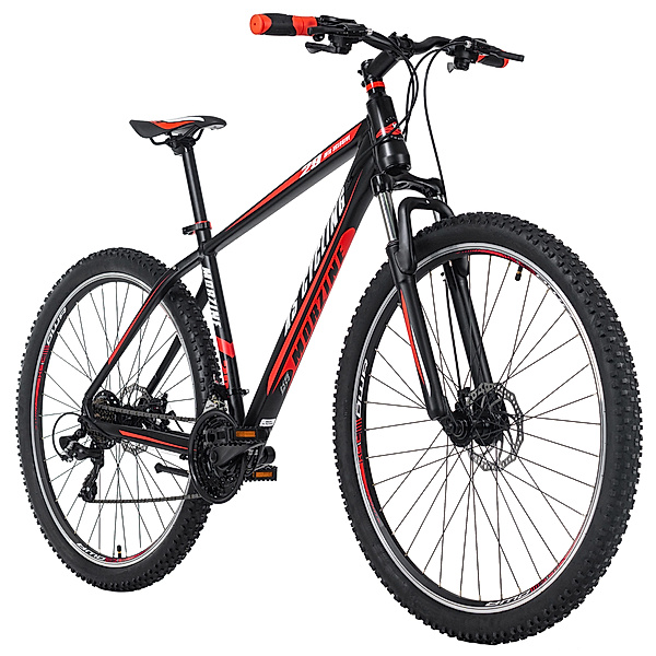 KS Cycling Mountainbike Hardtail 29 Morzine schwarz-rot (Größe: 51 cm)