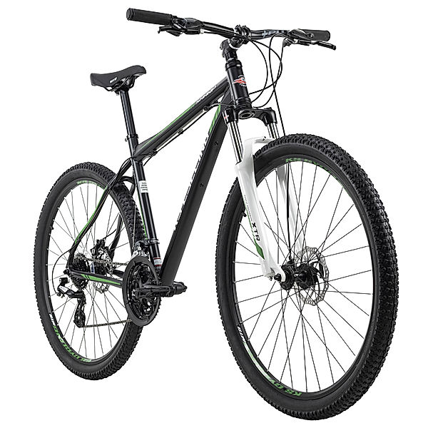 KS Cycling Mountainbike Hardtail 29 Zoll Sharp 24 Gänge (Farbe: schwarz-grün)