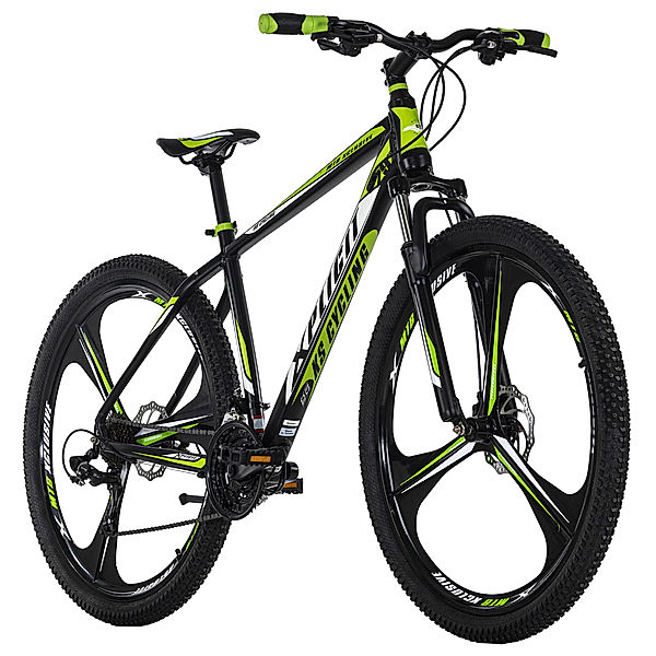 KS Cycling Mountainbike Hardtail 29 Zoll Xplicit schwarz-grün (Größe: 48 cm)