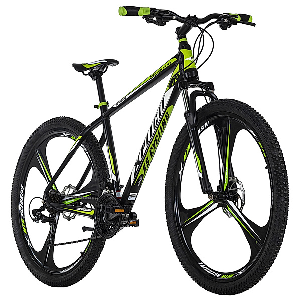 KS Cycling Mountainbike Hardtail 29 Zoll Xplicit schwarz-grün (Größe: 53 cm)