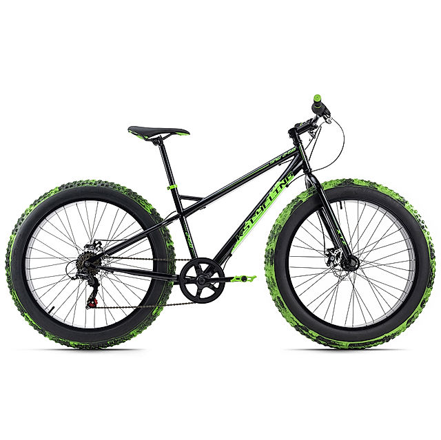 KS Cycling Mountainbike MTB Fatbike 26'' SNW2458 Farbe: schwarz-grün online  kaufen - Orbisana