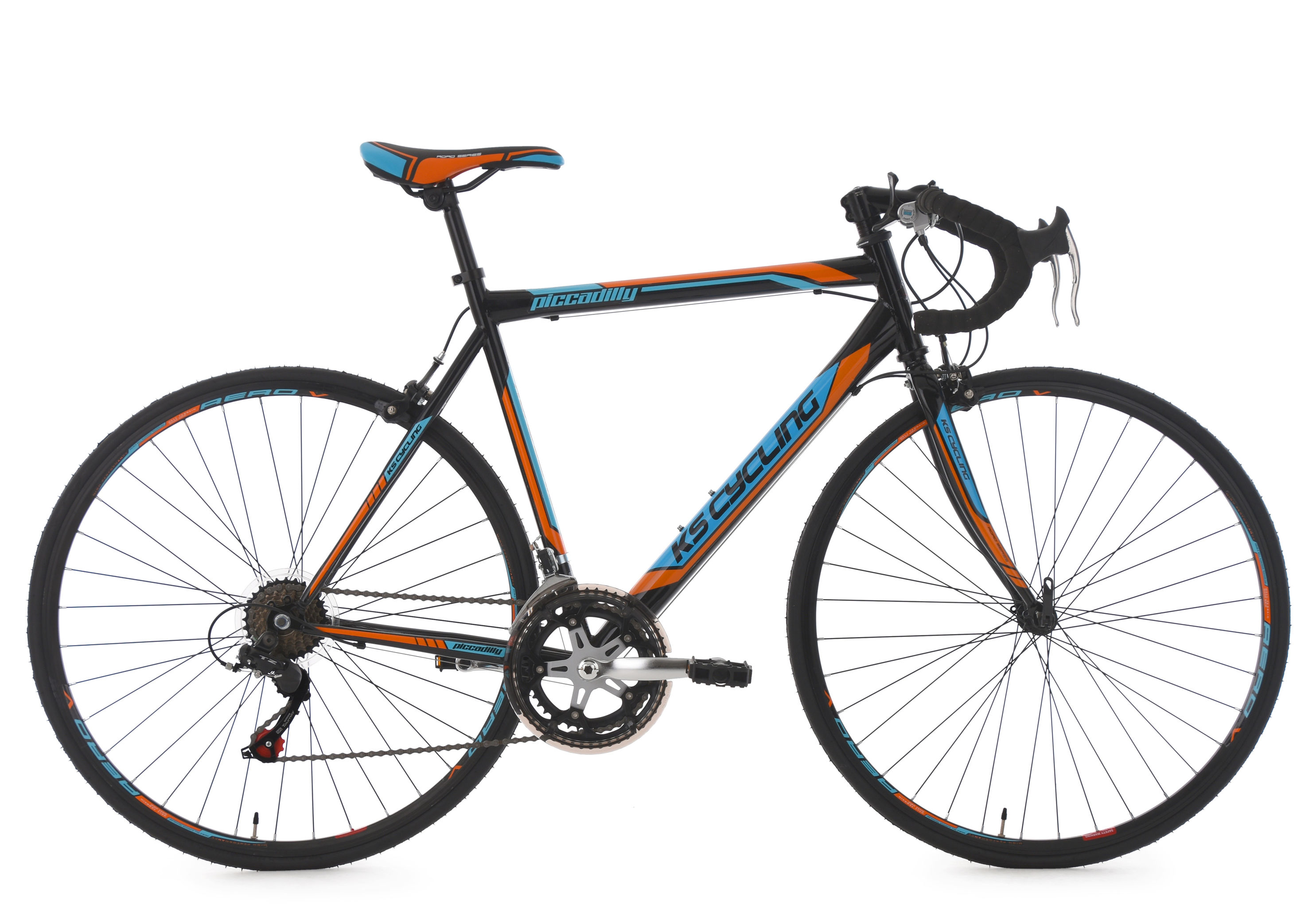 KS Cycling Rennrad 28 Piccadilly schwarz-orange 14 Gänge schwarz Größe: 59  cm online kaufen - Orbisana