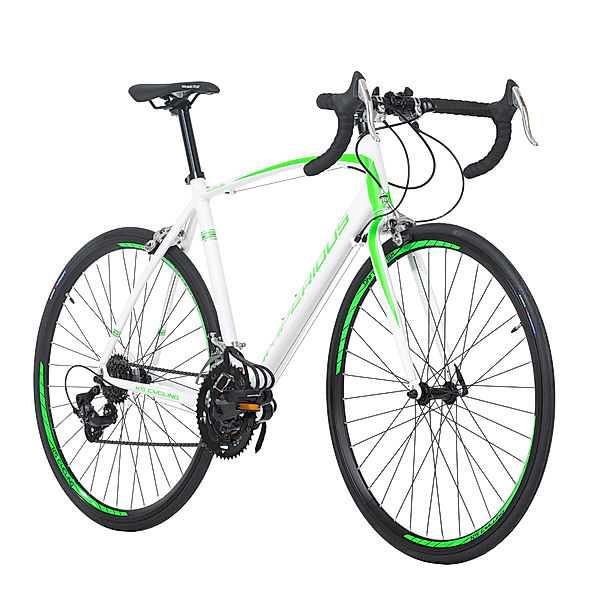 KS Cycling Rennrad 28 Zoll Imperious weiß-grün weiß-grün (Größe: 53 cm)